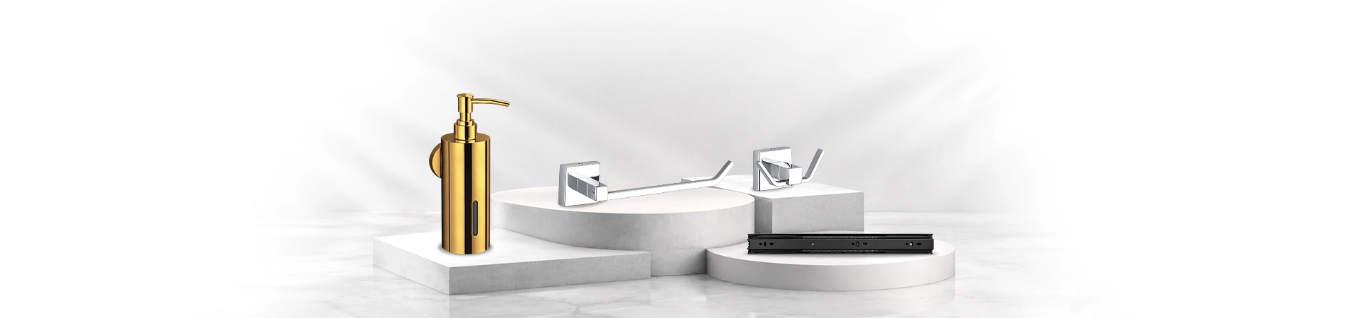 Modern bathroom with PETRO bathroom accessories