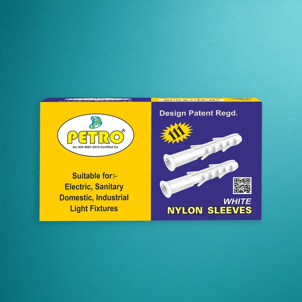 25 mm White Nylon Plug